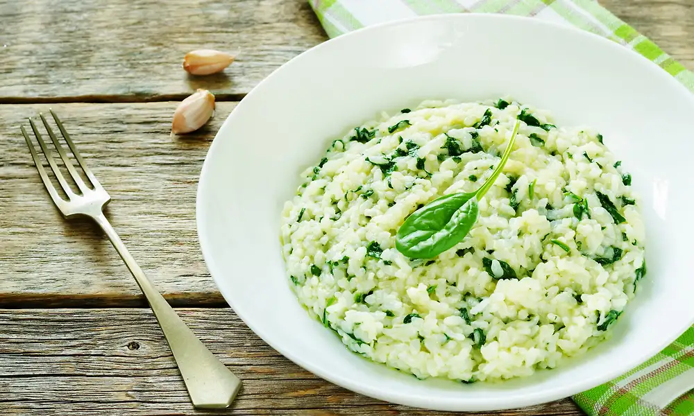 Pinaattirisotto