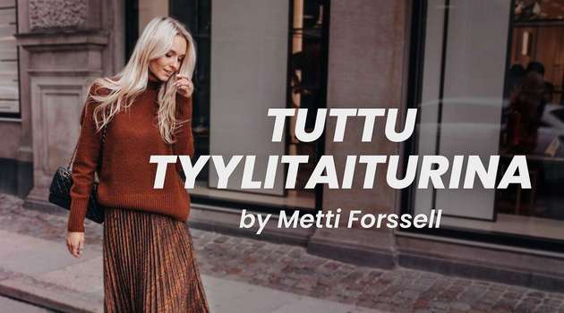 Tuttu Tyylitaiturina by Metti Forssell