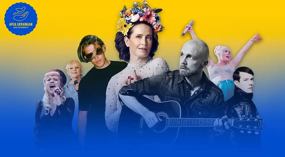 Apua Ukrainaan - Suuri tukikonsertti