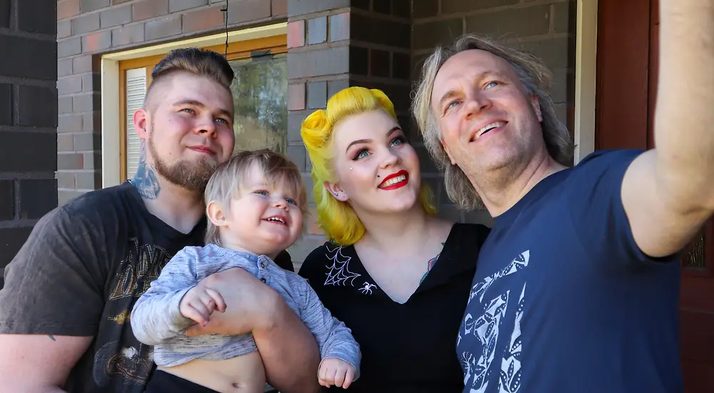 Kaappaus keittiössä