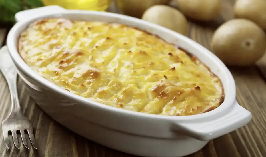 Imelletty perunalaatikko