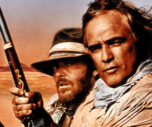 Harvinaisherkku: Jack Nicholson & Marlon Brando samassa leffassa ekaa ja vikaa kertaa - 
