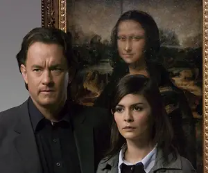 Tiesitkö? Mona Lisa -taulussa jännä jippo! Da Vinci -koodi menestysleffa tv:ssä