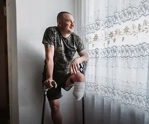 Ukrainalainen Oleh luuli kuolevansa kranaatti-iskussa: 